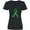 Black, variant on Inktastic Cerebral Palsy Awareness- Green Ribbon Made of Hearts Women's V-Neck T-Shirt