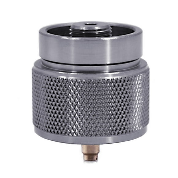 Amdohai Camping Stove Adapter 1LB Propane Small Tank Input EN417 Lindal Valve Output