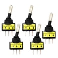 thumbnail image 1 of Interruptor de Palanca de 5 Piezas 12V 20A Interruptor de Palanca de Interruptor de Palanca de Encendido / Apagado Equipo Eléctrico naranja kusrkot Interruptor de luz LED, 1 of 8
