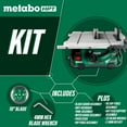 thumbnail image 4 of Metabo Hpt 36V Multivolt Table Saw 10In Brushless (Bare Tool), 4 of 6