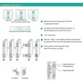 thumbnail image 5 of Hidden Door Hinges Invisible Hinges Concealed Hinges Zinc Alloy 180 Degree Swing Hinge, 5 of 5