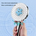 thumbnail image 6 of AJKSFHIU Shower Heads with Handheld Spray Combo,Large Panel Shower Head with Handheld,Turbocharged High Pressure Shower Heads Handheld 3 Speeds,Shower Nozzle In Bathroom with Delicate Water Outlet, 6 of 8