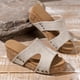 thumbnail image 4 of Amzcrzy Zapatos de mujer,Zapatos de mujer,Zapatillas de mujer, Sandalias romanas de tacón alto con suela gruesa y diseño de pico de pez para mujer Sandalias Mujer Zapatillas De Casa, 4 of 8
