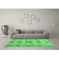 thumbnail image 3 of Ahgly Company Indoor Round Oriental Emerald Green Modern Area Rugs, 5' Round, 3 of 4