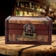 thumbnail image 5 of Caja de madera vintage para guardar joyas y collares, contenedor para decoración del hogar con cerradura, 5 of 10