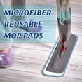 thumbnail image 5 of ACDANC 40 Pack Microfiber Mop Pads Machine Washable Cleaning Flat Mop Head Replacement Reusable Household Pads for Hardwood And Hard Surface Floor Cleaning And Scrubbing, 5 of 7