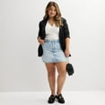 thumbnail image 4 of Juniors' Plus Size SO® Mid-Rise Mini Skirt Color: Black Size: 18, 4 of 4