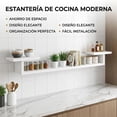 thumbnail image 3 of Repisa Flotante Para Tv Decorativa Reforzada Blanco, 3 of 5