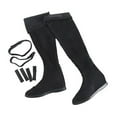 thumbnail image 2 of 2 Sets High Boots Fixing Straps Anti-slip Leg Strap Adjustable Anti-Drop Boots Band Shoes Accessories, 2 of 7