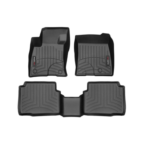 WeatherTech Custom Fit FloorLiners compatible with 2020-2026 Lincoln Corsair - 1st & 2nd Row, Black