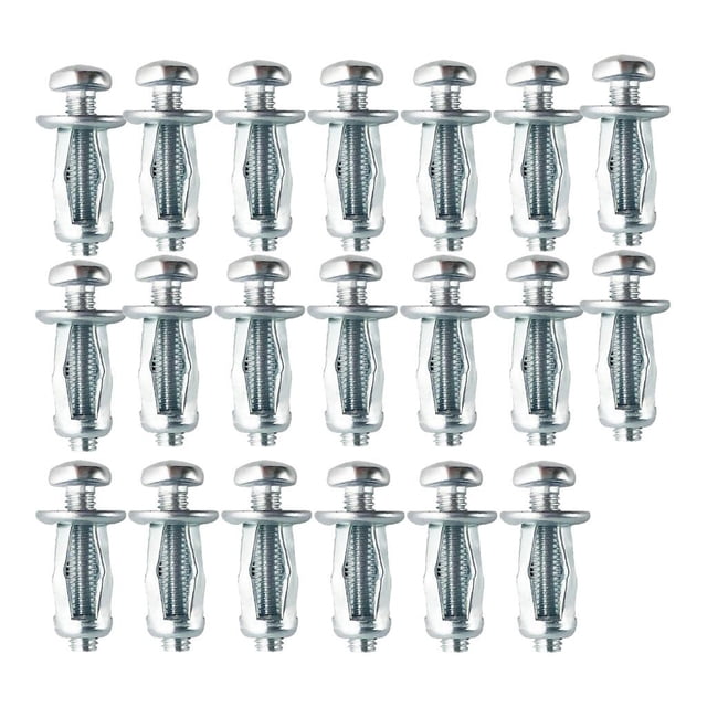 20x Jack Nuts Rivet Nut Tool Dowels Hollow Fixings Drywall M5x25