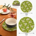 thumbnail image 3 of SKYSONIC Chamomiles Pot Holders Set Trivet Daisy Hot Pads Potholder Cotton for Kitchen Weave Pot Mat Cooking Baking Decor Home, 3 of 7
