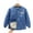 Blue, variant on Kids Thick Padded Winter Jacket with Plush Fleece Lining, Versatile Cocoon Coat as Inner Layer or Standalone Sports Outerwear for School & Outdoor Play
