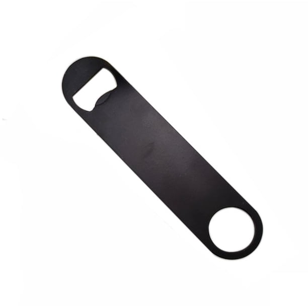 Destornillador de acero inoxidable para cerveza, abridor de botellas con pegamento en polvo de color creativo, abridor de botellas de cerveza multifuncional de metal