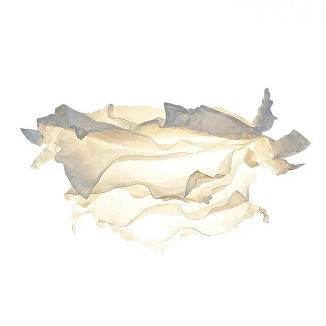 mmirethe Paper amp Shade Ceiling Pendant ight Decor Flower Cover ampshade White L 1Set