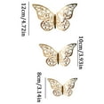 3D Hollowed Out Butterfly Wall Stickers Children's Room Decoration