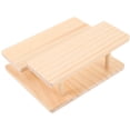 thumbnail image 6 of OUNONA Wooden Display Rack Desktop Display Stand Double-layer Wood Display Stand for Collection Sunglasses, 6 of 8