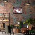 thumbnail image 3 of Frameworth Mario Lemieux 20x29 Toile Encadré Penguins vs Capitals, 3 of 4