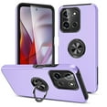 thumbnail image 1 of [PST] Motorola Moto Edge 2025 Ring Case, Hybrid Magnetic Kickstand Case Cover with Invisible Ring Stand, 1 of 3