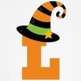 thumbnail image 3 of CafePress - Halloween Letter L Witch Monogram Kids Baseball Je - Kids Cotton Baseball Jersey, 3/4 Sleeve Shirt, 3 of 4