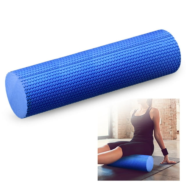 Rodillo de espuma de yoga de alta densidad EVA, herramienta de automasaje para gimnasio, pilates, yoga y fitness, 30 cm / 45 cm / 60 cm.