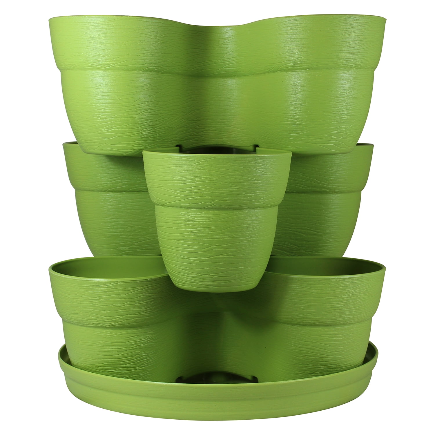 Bloomers Stackable Flower Tower Planter – Holds up to 9 Plants – Great ...