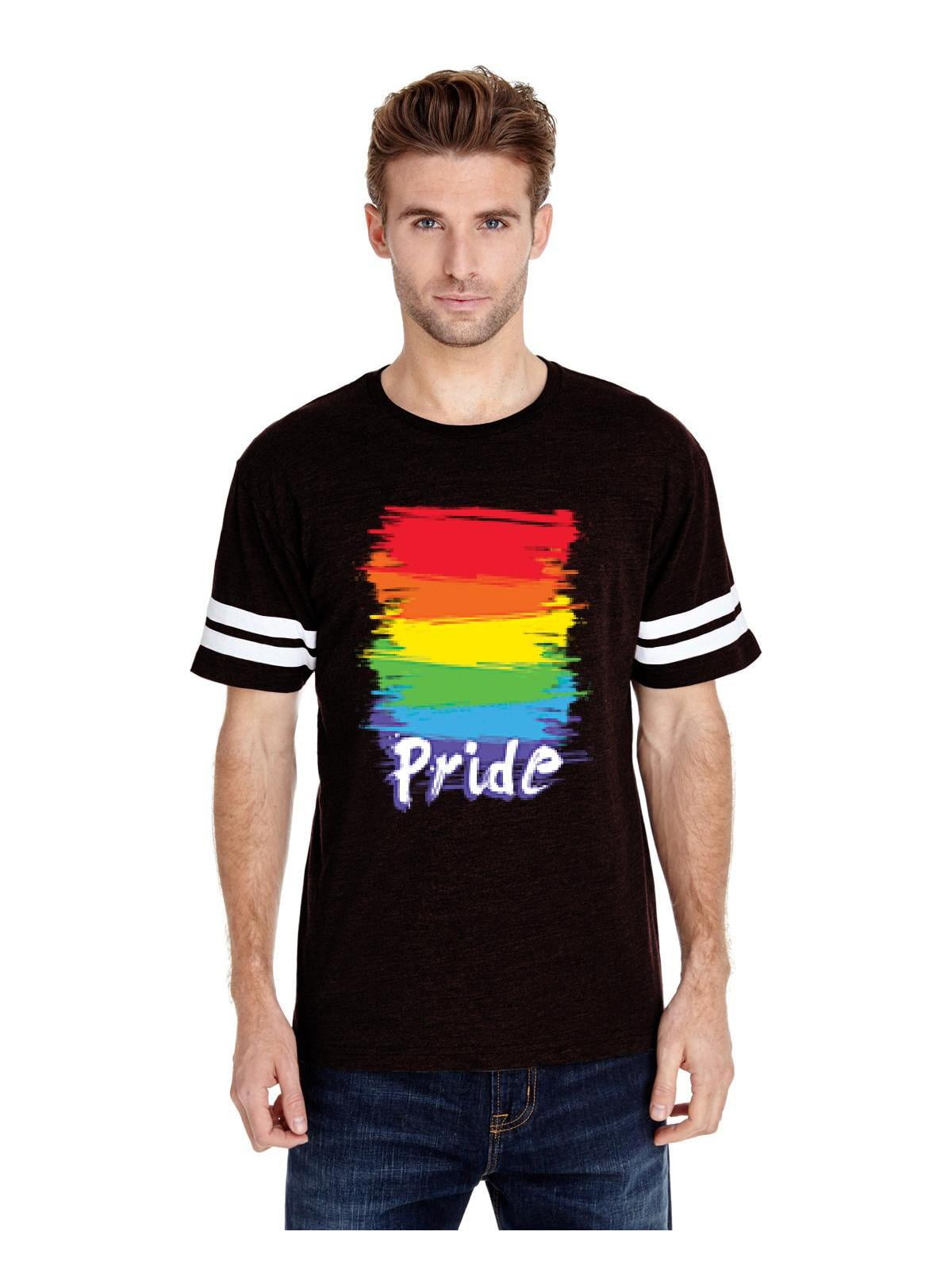 Mom's Favorite - Unisex Rainbow Pride Football Fine Jersey T-Shirt ...