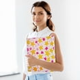 thumbnail image 6 of FORMRS 3 Ring Binder with Pockets 1.5" D-Rings Clip Board 200 Sheets Capacity, Light Pink Stars, 6 of 8
