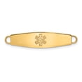 thumbnail image 1 of 14k Non-enameled Medical Jewelry ID Plate 34.3 Inch "Bracelets, 1 of 1