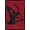 Black Framed Version, variant on NFL Arizona Cardinals - Logo 25 Wall Poster, 22.375" x 34" Framed