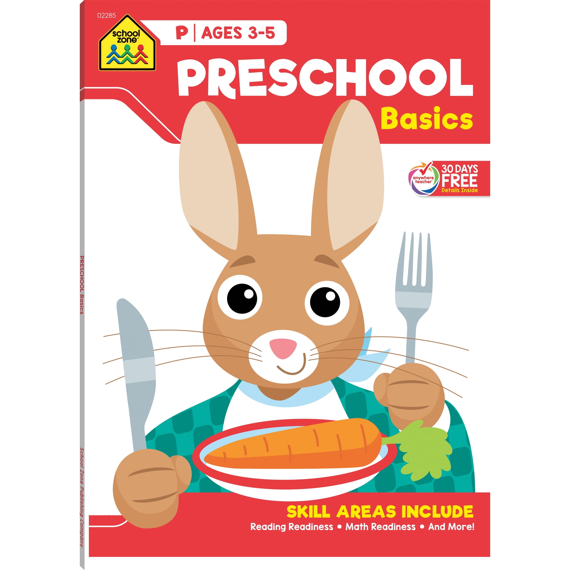 School Zone First Grade Get Ready Workbook (Walmart Exclusive) (Paperback)