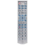 GE 6-Device Backlit Big Button Universal TV Remote Control in Silver, 33712