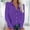 Purple, variant on Aloohaidyvio Button Down Shirts for Women,Women's Fall Button Down Shirts Classic-Fit Cotton Dress Shirt Long Sleeve Oversized Boyfriend Solid Tunic Tops