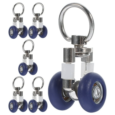 6pcs Curtain Track Sets Ceiling Track Rollers Window Curtain Glider Curtain Glider Hooks Curtain Accessories for Drape Curtain Type 2