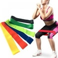 thumbnail image 2 of Prettyui Yoga Stretch Band Gym Fitness Elastic Resistance Loop Leg Strength Training Accessories Home Gym Exercise Random Color, 2 of 5