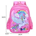 thumbnail image 2 of Kids Girl Unicorn Backpack Kindergarten Student School Bag Rucksack, 2 of 5