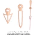 thumbnail image 3 of AVEKI Watch Hands Hour Minute Second Luminous Watch Movement Modification Parts for Nh35 Nh36 Pointer Watch Movement, 10Pcs Set Watch Pointer Repair Tools Kits Modification Parts Accessories(SK- B0514, 3 of 8