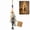Fish, variant on Lighted Coastal Wooden Starfish & Fish Hanging Decor, Coastal Nautical Beachy Wall Art Hanging, Mediterranean Ocean Theme Bathroom Pendant with Warm LED for Bathroom Porch House Restaurant Door
