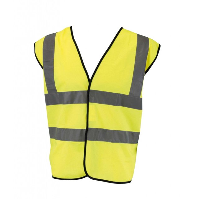 Glenwear - Chaleco de Alta Visibilidad para Adultos Unisex (Amarillo)