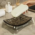thumbnail image 3 of Modern Water Ripple Soap Dish, 2-Layer Self-Draining Bar Soap Holder Saver for Bathroom Shower Countertop, 3 of 6