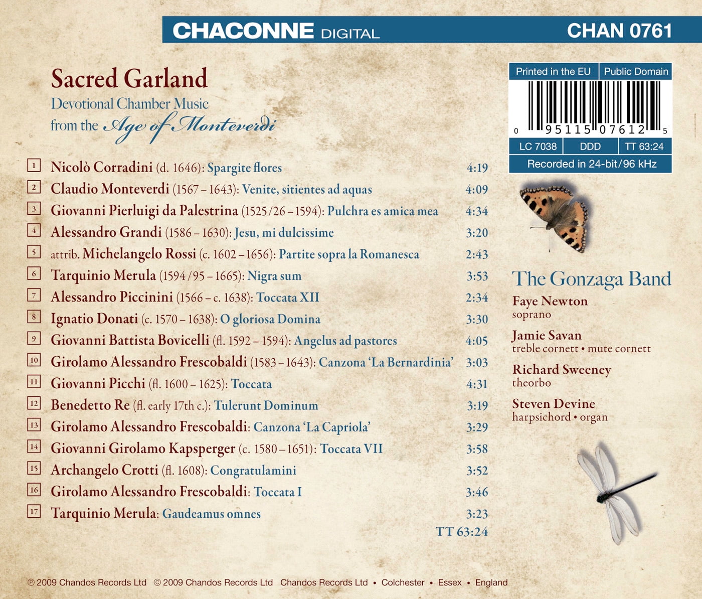 Gonzaga Band - Sacred Garland - Music & Performance - CD