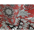 thumbnail image 4 of Ambesonne Mandala Quilted Bedspread Set 3 Pcs, Lace Seem Floral Swirls, Queen Size, Scarlet White, 4 of 5