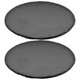 thumbnail image 1 of 2Pcs Restaurant Steak Plate Multi-function Dessert Tray Household Slate Board Steak Supply, 1 of 3