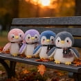 thumbnail image 4 of Cute Pink Penguin Plush Stuffed Animal Toy Doll - 9“ Penguin Stuffed Animals Soft Plush Cute Travel Doll for Lovers in Birthday, Christmas, Valentine Boys Girls C, 4 of 5