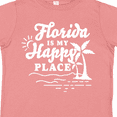 thumbnail image 4 of Inktastic Florida is My Happy Place with Palm Trees Boys or Girls Toddler T-Shirt, 4 of 5