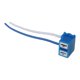 thumbnail image 4 of 2 piezas cerámica de alta temperatura cerámica esquina H7 bombilla enchufe conector, azul Feliz Sencillez, 4 of 5