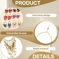 thumbnail image 6 of DESIGNICE Statement Earrings for Women,Alloy Seed Bead Tassels Beaded Earrings,Dangle Earrings for Women Fashion Jewelry Gift for Her,Style4, 6 of 6