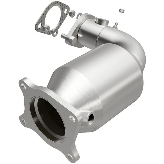 Magnaflow 48 State Converter Catalytic Converter 21-822 OEM Series; Stainless Steel Case; 2-1/2 Inch Pipe Diameter; 13 Inch Overall Length