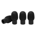 thumbnail image 2 of 4 Uds puntas de baquetas de silicona práctica silenciosa tambor silenciador amortiguador accesorios de percusión negro, 2 of 12