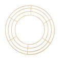 thumbnail image 1 of Wire Wreath Frame Iron Flower Wreath Frame Christmas Wreath Frame Wreath Rings Gold 40cm, 1 of 9